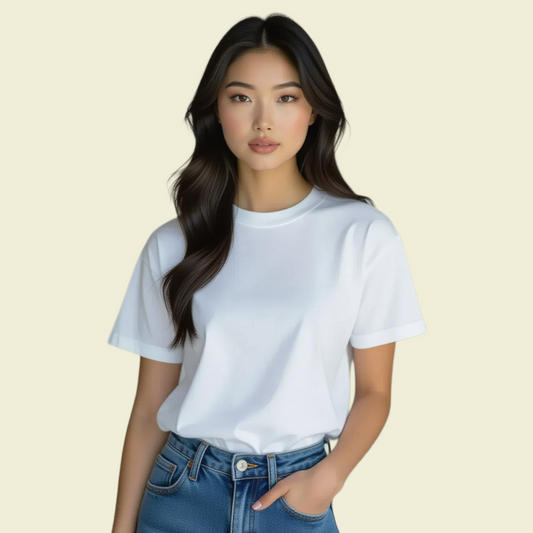 Women's Plain Oversized Classic T-Shirt