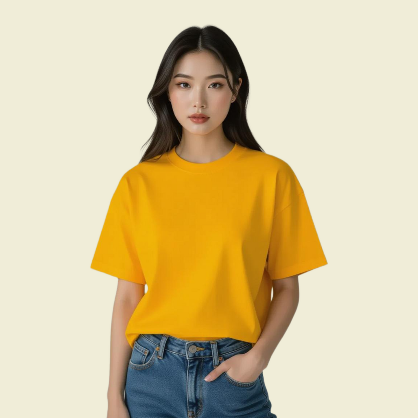 Women's Plain Oversized Classic T-Shirt