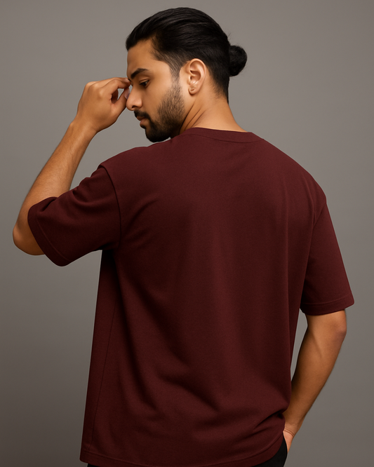 Maroon Legacy Oversized T-Shirt