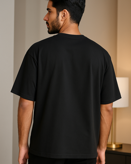 Black Eternal Oversized T-Shirt