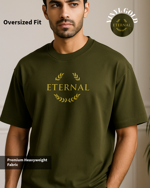 Olive Eternal Oversized T- shirt