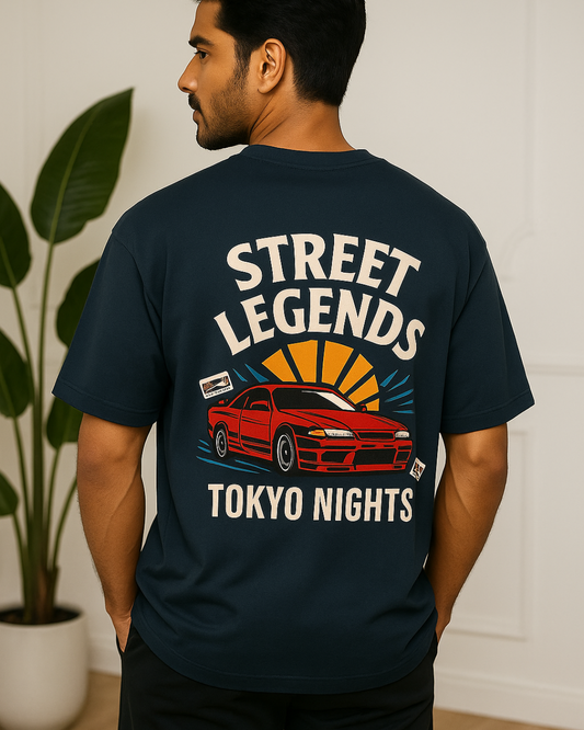 Navy Street Legend Oversized T-Shirt