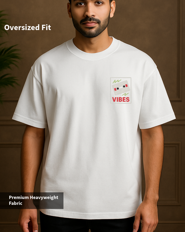 White Vibes Oversized Classic T-Shirt