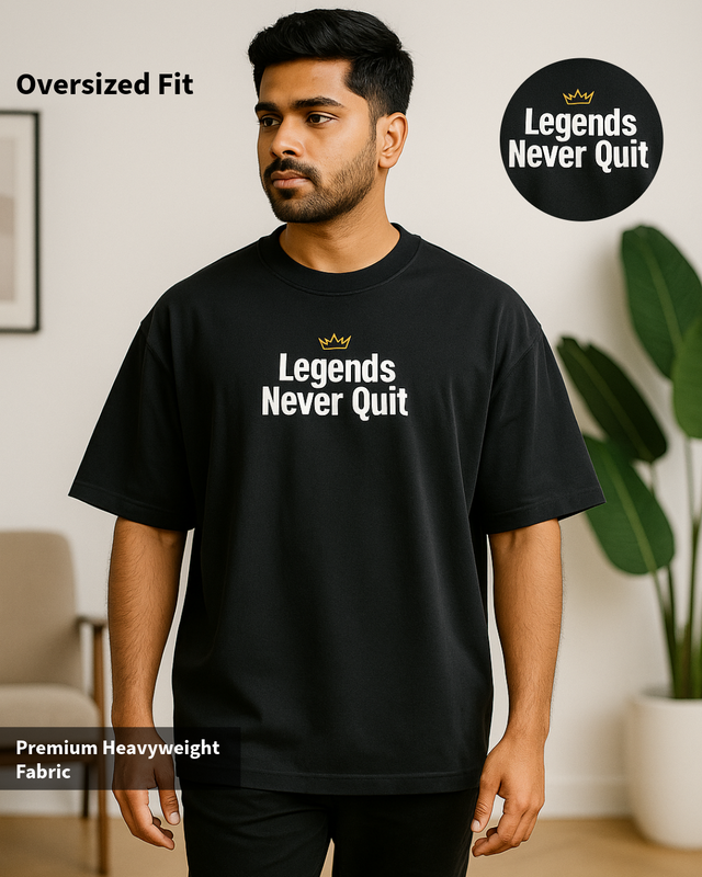 Black Legend Oversized Classic T-Shirt