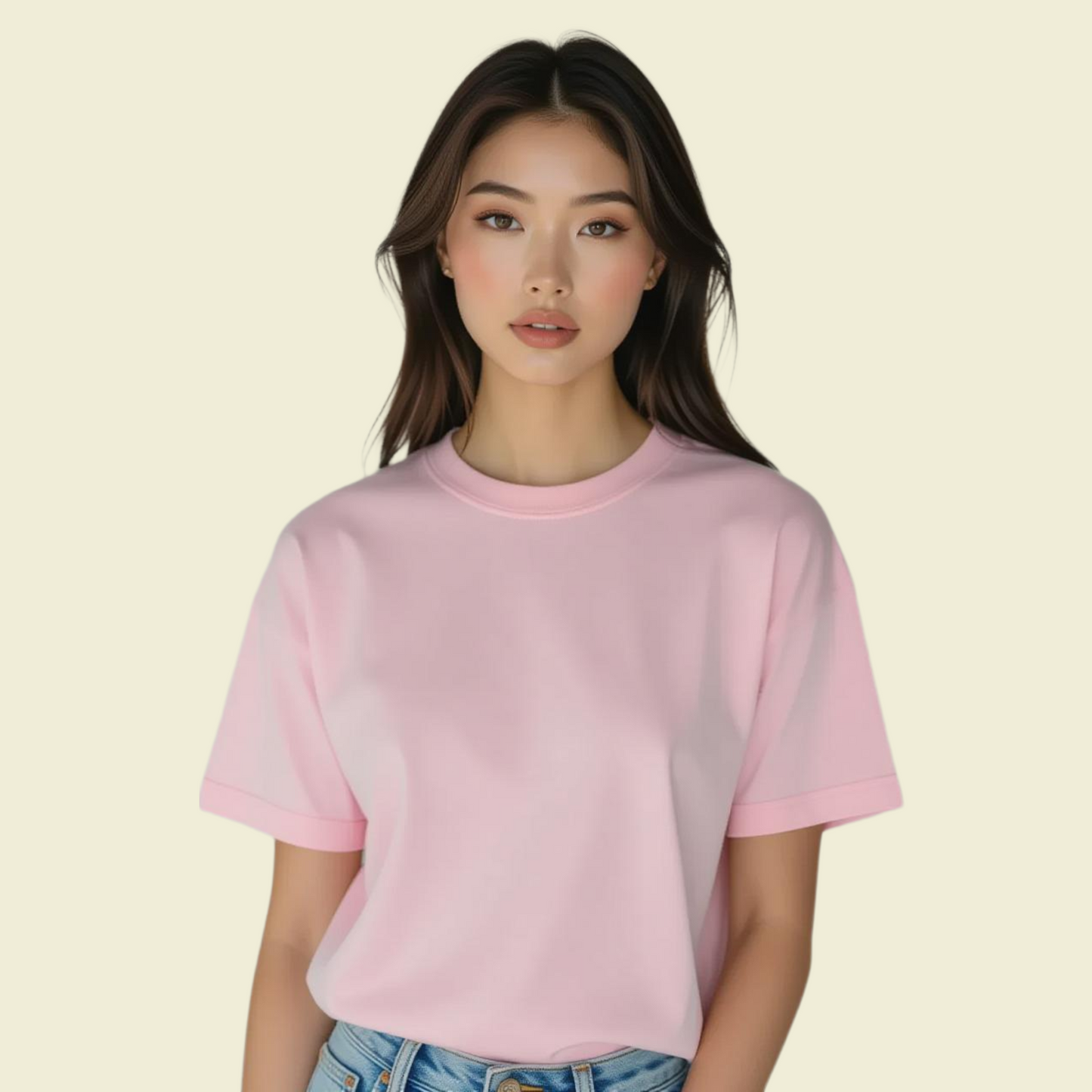 Women's Plain Oversized Classic T-Shirt