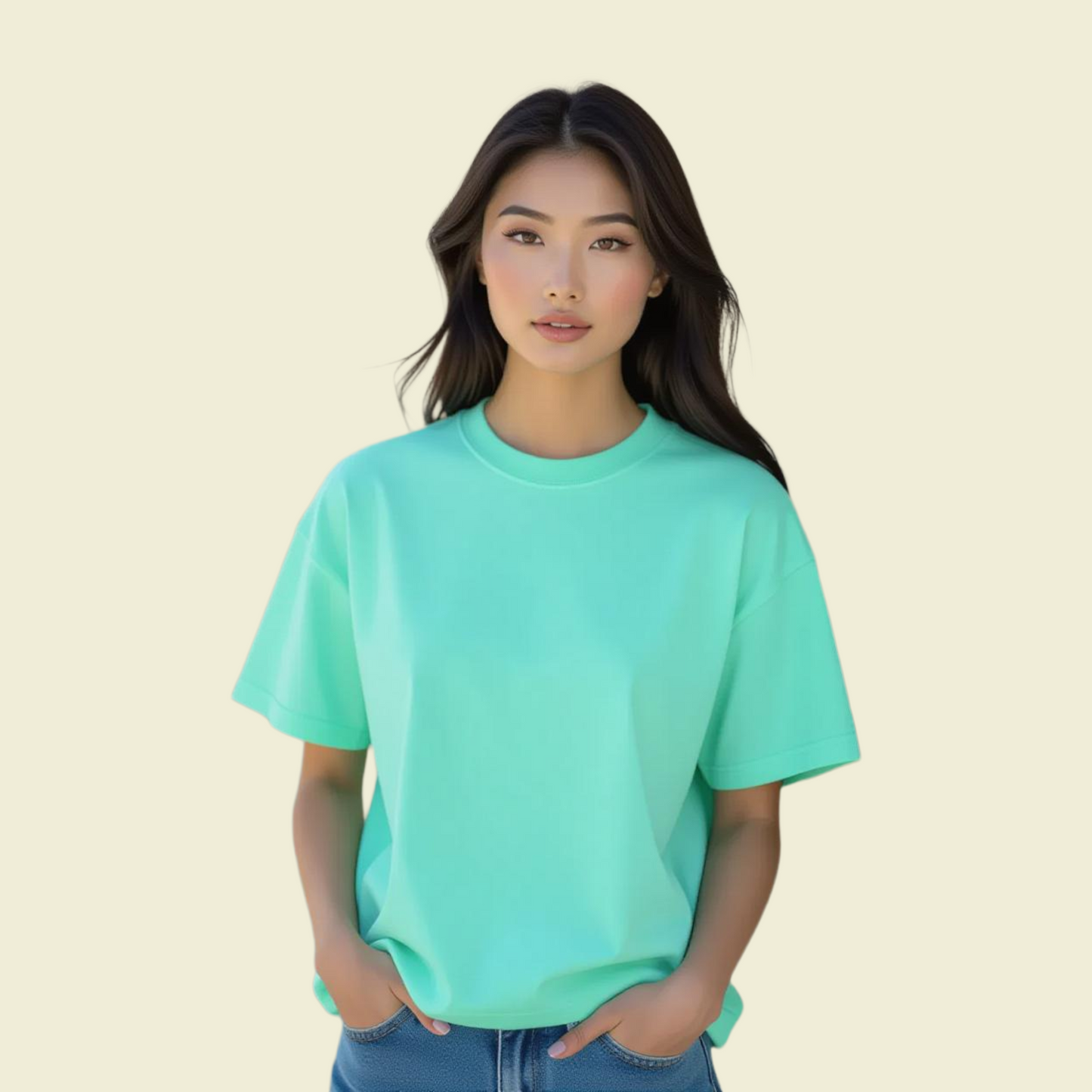 Women's Plain Oversized Classic T-Shirt