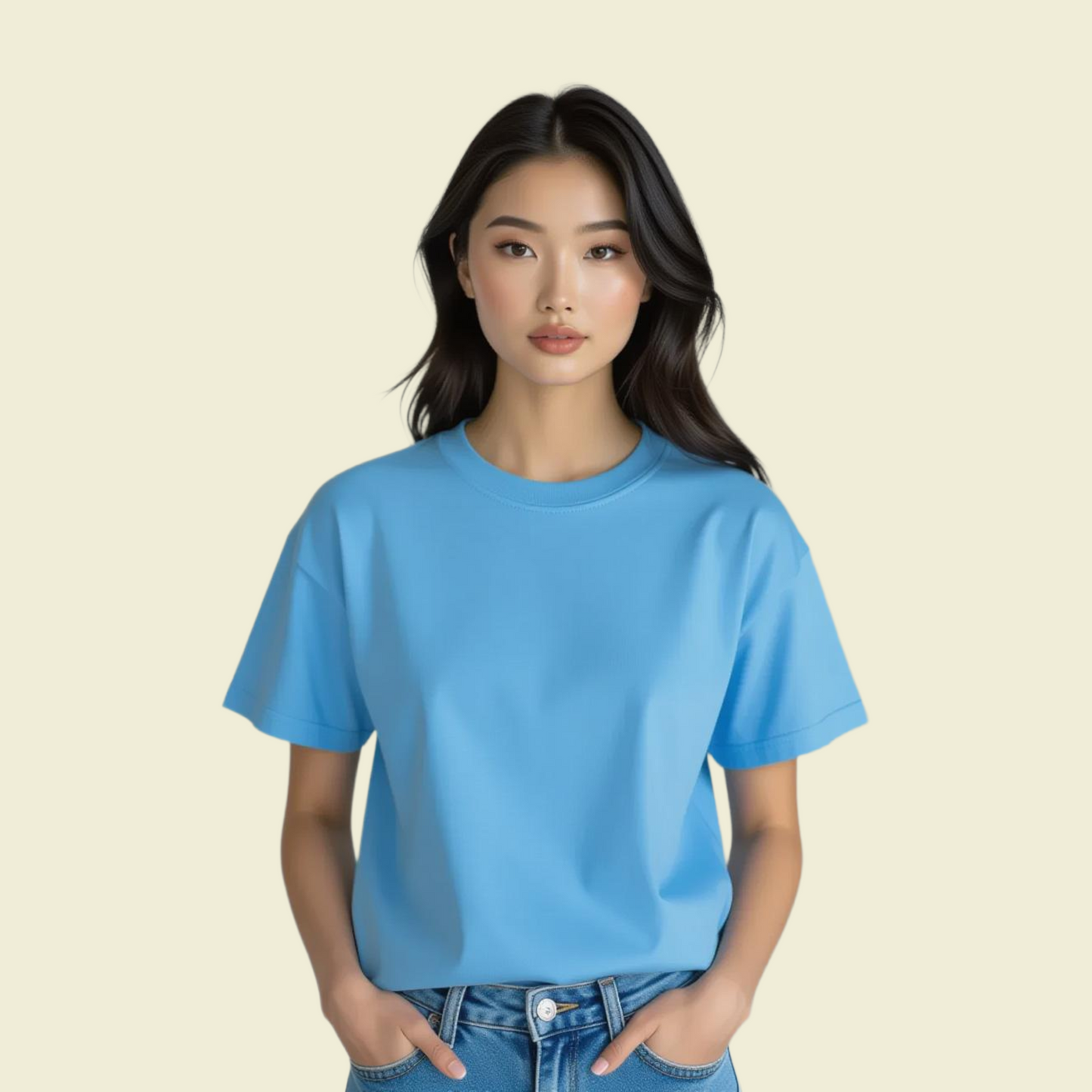 Women's Plain Oversized Classic T-Shirt