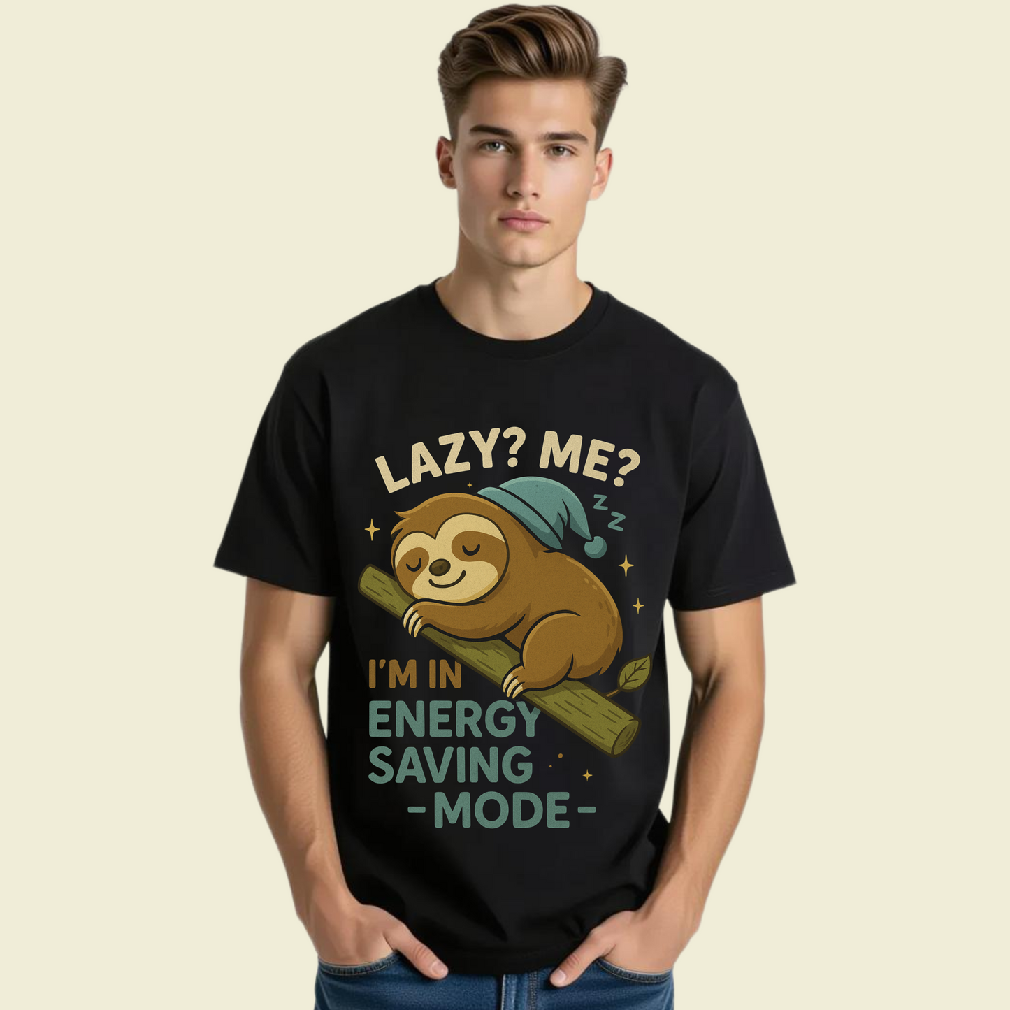 Lazy? Me? Oversized Classic T-Shirt