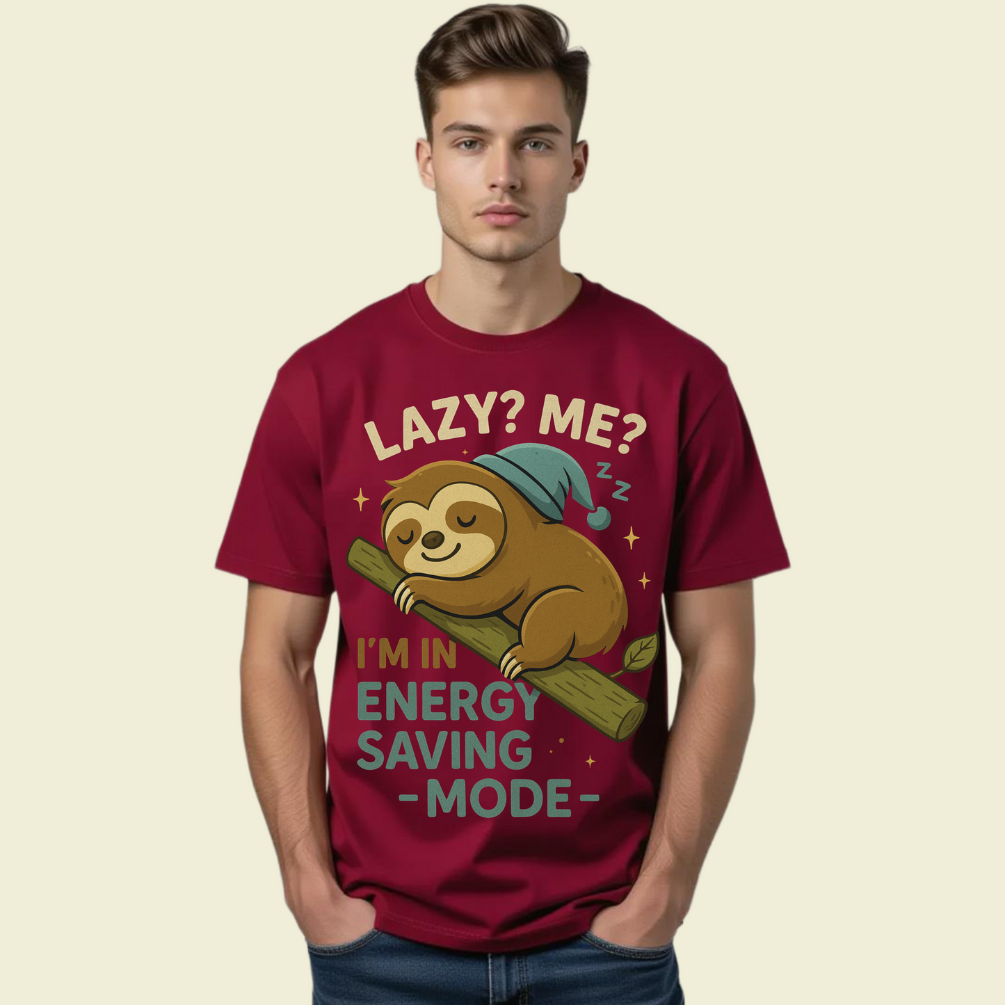 Lazy? Me? Oversized Classic T-Shirt