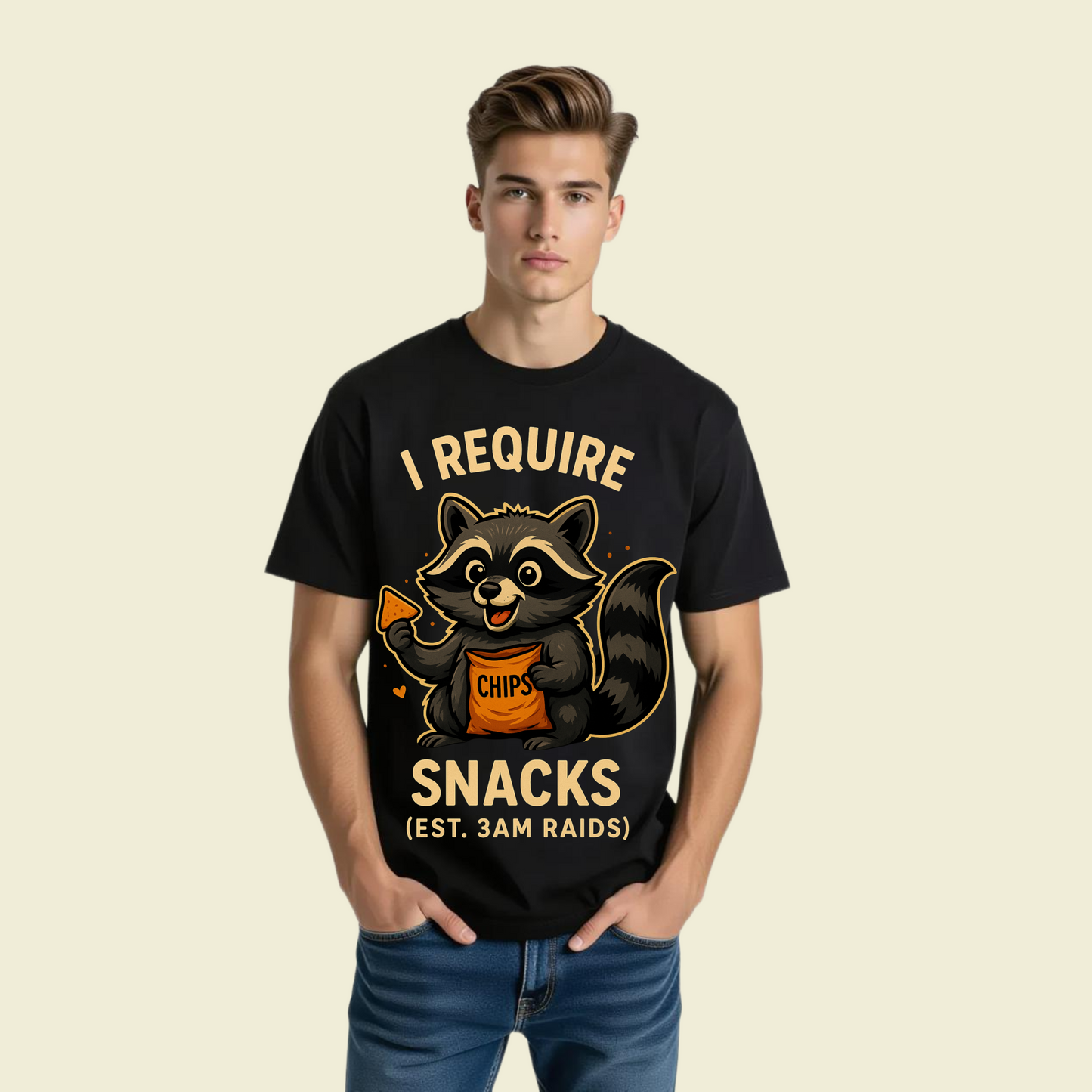 I require Snacks Oversized Classic T-Shirt