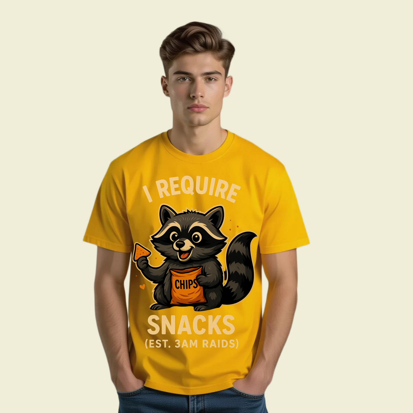 I require Snacks Oversized Classic T-Shirt
