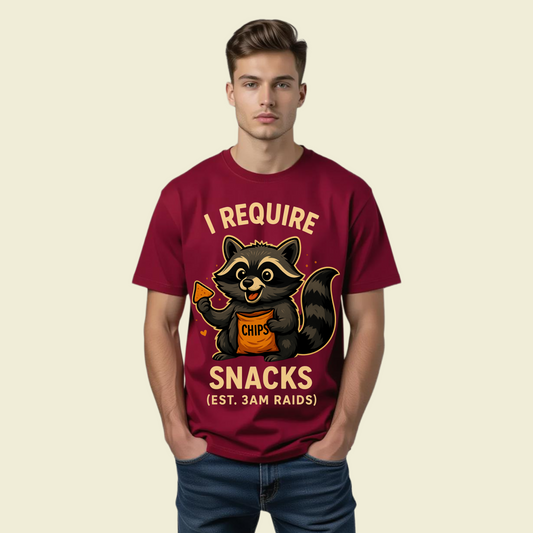 I require Snacks Oversized Classic T-Shirt