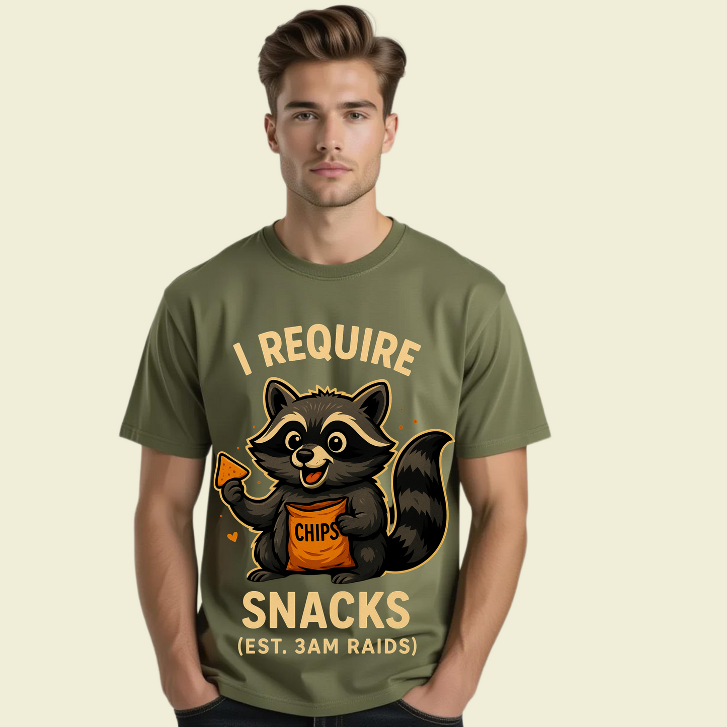I require Snacks Oversized Classic T-Shirt