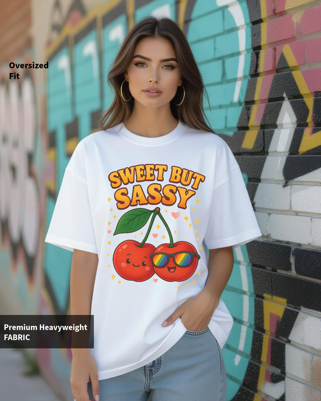 Sweet but Sassy Women's Oversized Classic T-Shirt