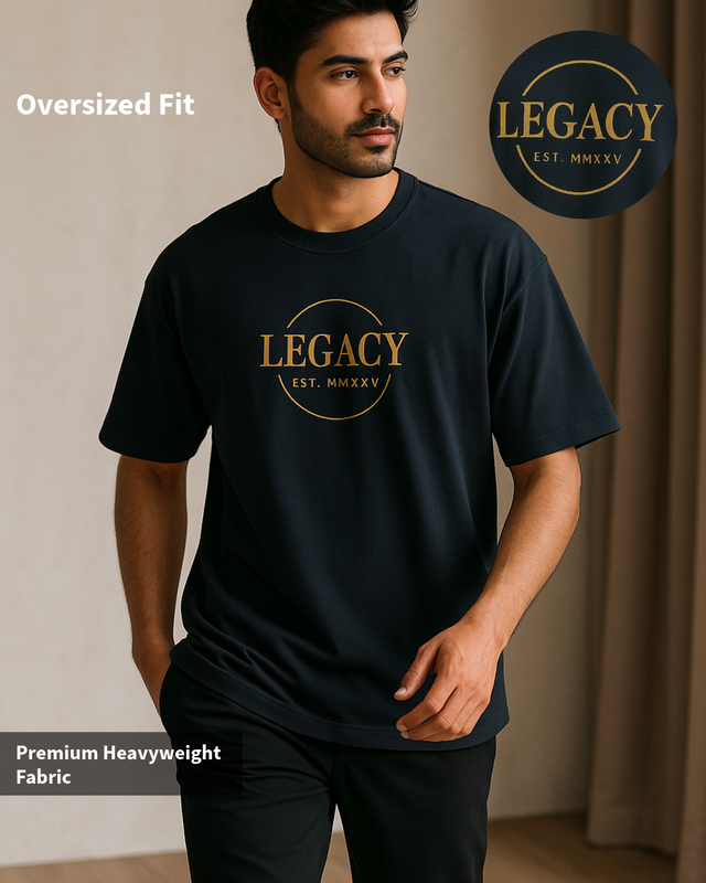 Navy Legacy Oversized T-Shirt