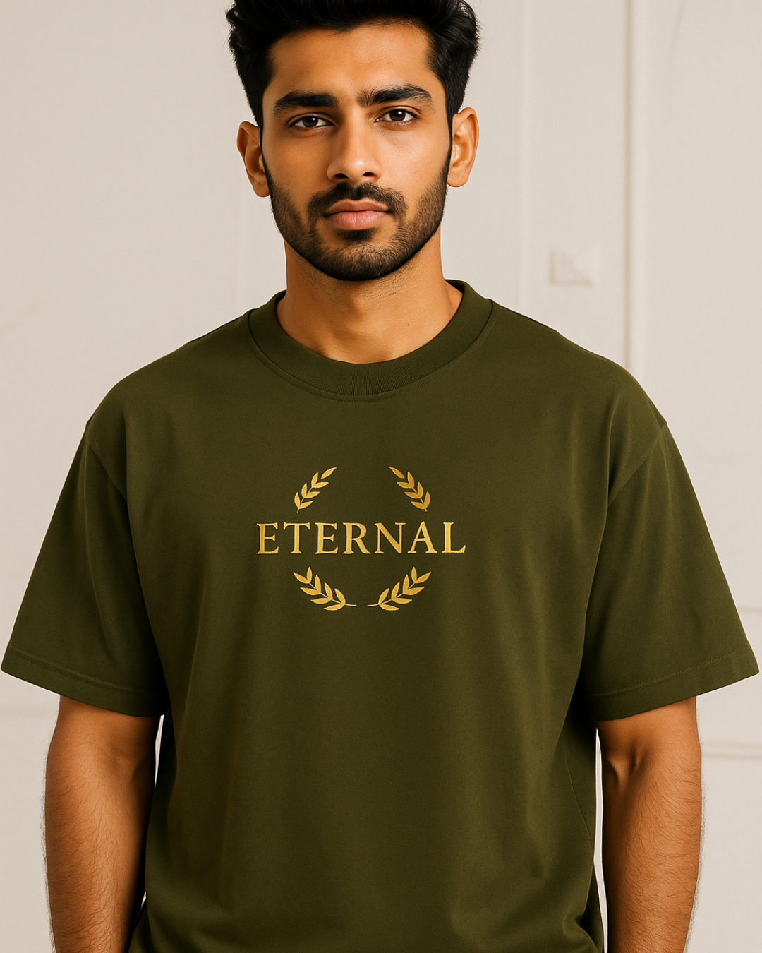 Olive Eternal Oversized T- shirt