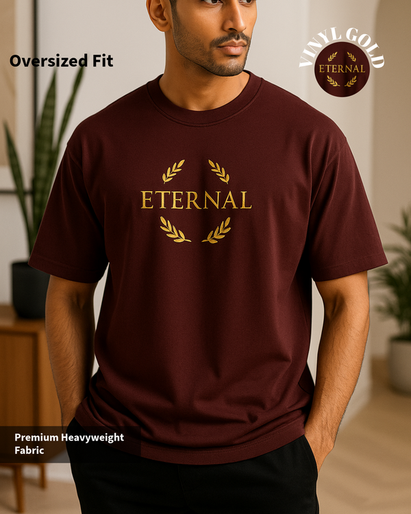 Maroon Eternal Oversized T-Shirt