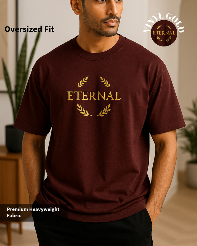 Maroon Eternal Oversized T-Shirt