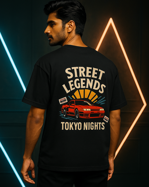 Black Street Legend Oversized T-Shirt