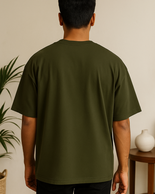 Olive Legend Oversized  T-Shirt