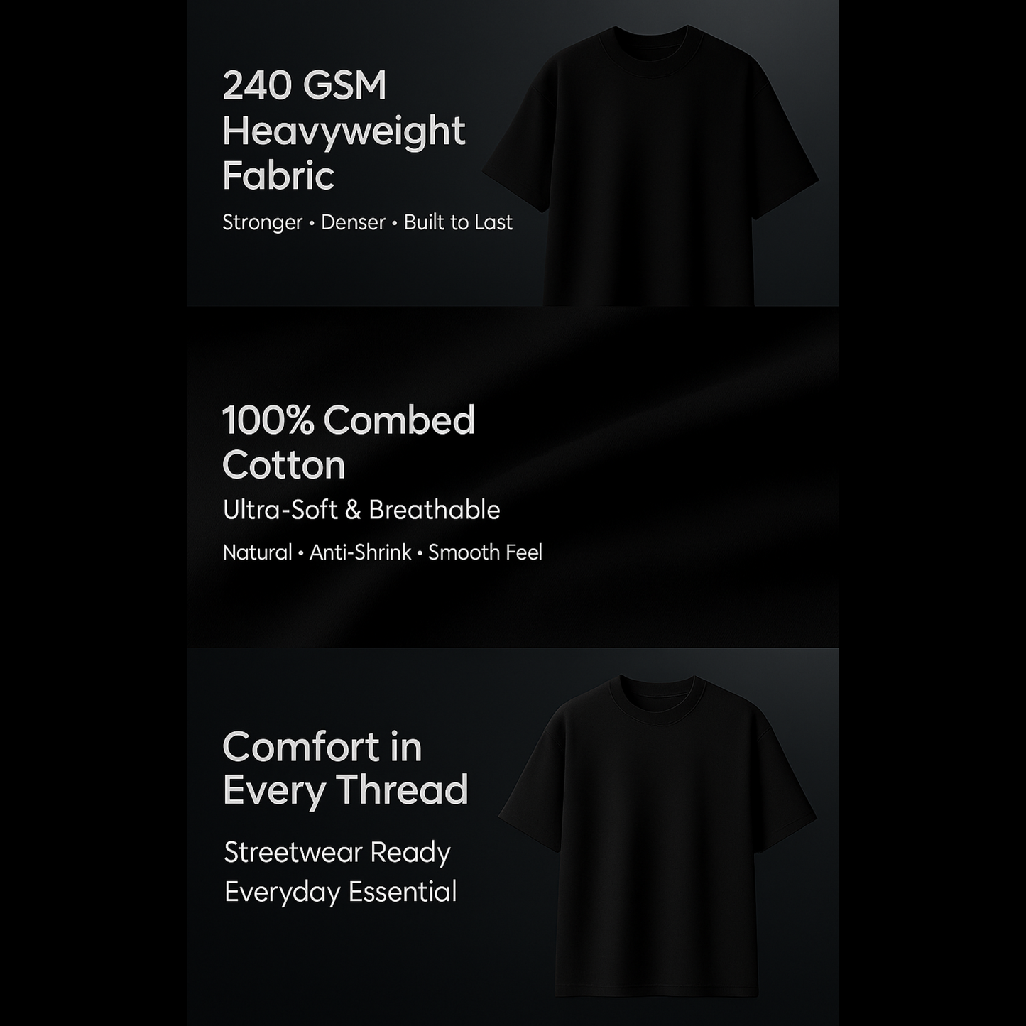 BUILT FROM THE ASHES Men's Oversized  T-Shirt