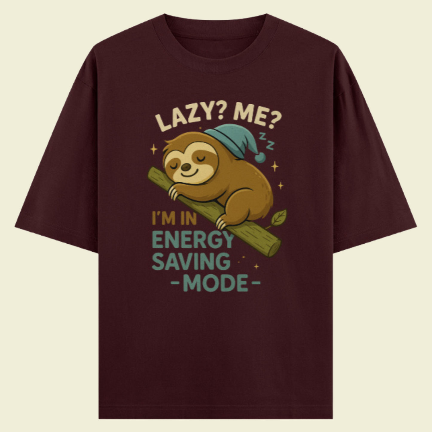 Lazy? Me? Oversized Classic T-Shirt