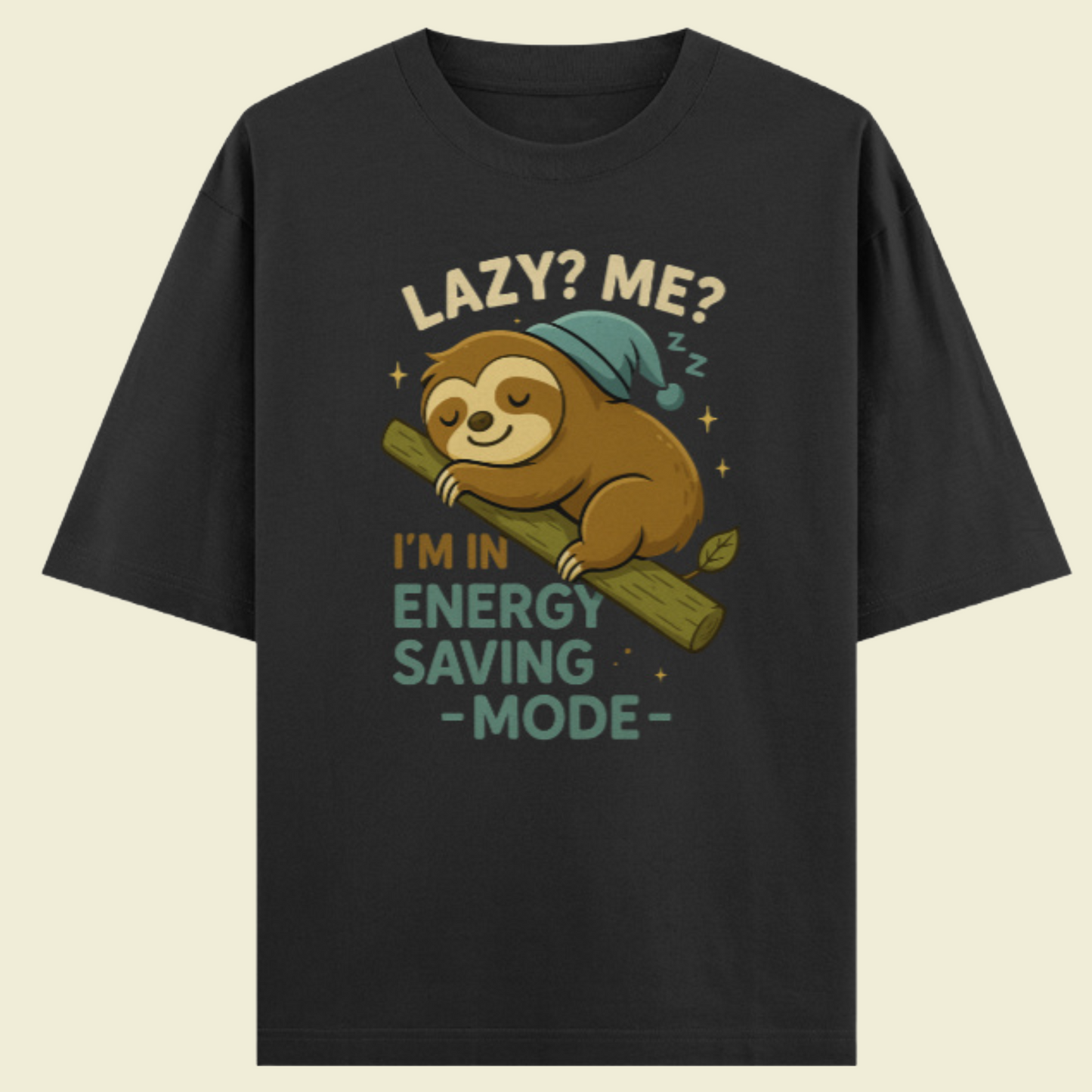 Lazy? Me? Oversized Classic T-Shirt
