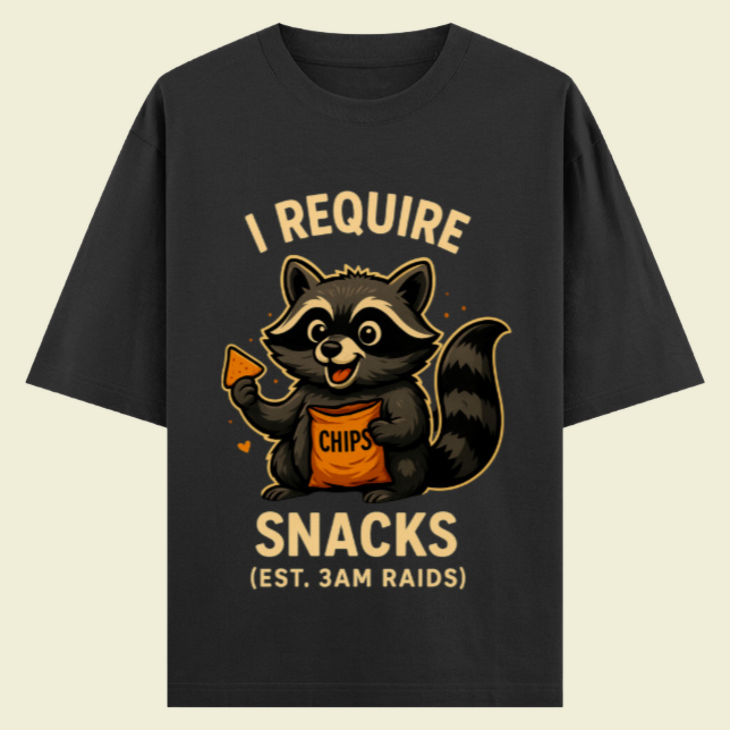 I require Snacks Oversized Classic T-Shirt